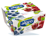 219679 SAV. Alpro Cherry and Blueberry Yoghurt Alternative 24x125g