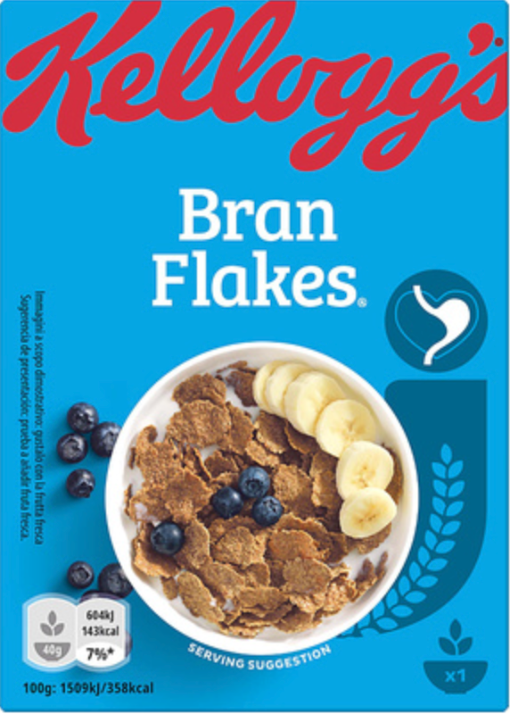 161390 SAV. Kelloggs Individuals Bran Flakes 1x40