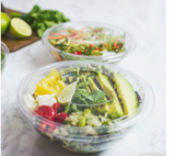 601850 SAV. Vegware PLA Flat Lid (32 - 48oz) 75PCS