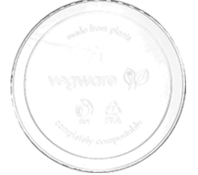 601894 SAV. Vegware Round Deli Container (8 oz) 1 x 500PCS