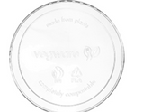 601895 SAV. Vegware Round Deli Outside Fit Lid (8-32oz) 50PCS