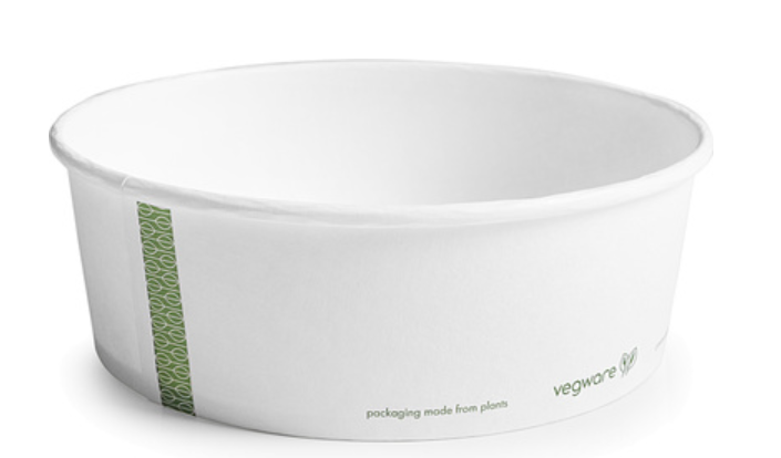605133 SAV. Vegware PLA-Lined Paper Bowl (32oz)6 x 50PCS