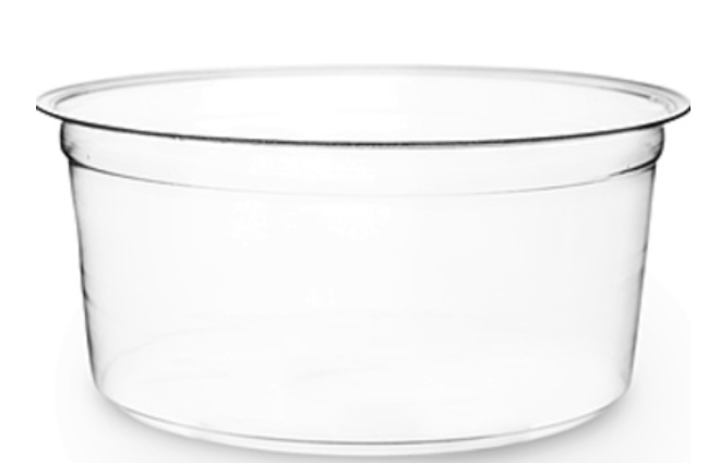 609135 SAV. Vegware Clear Round Deli Container (12 oz) 50PCS