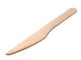 665426 SAV. Natural Leaf Birchwood Knife (6.5 Inch) 100PCS