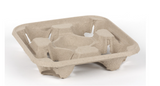 624299 SAV. Grab&GO 4 Cup Moulded Pulp Fibre Carrier 90PCS