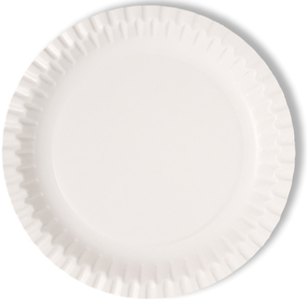 662809 SAV. Natural Leaf Paper Plates 6 Inches 100PCS