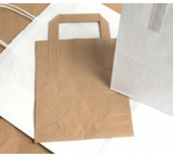 664117 SAV. Weller Packaging Small Brown Carrier Bags (7 Inch) 1 x 250PCS