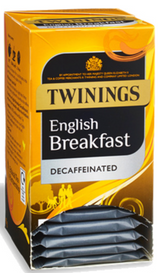 116441 SAV. Twinings Decaf English Breakfast Envelope Teabags 20 SGL