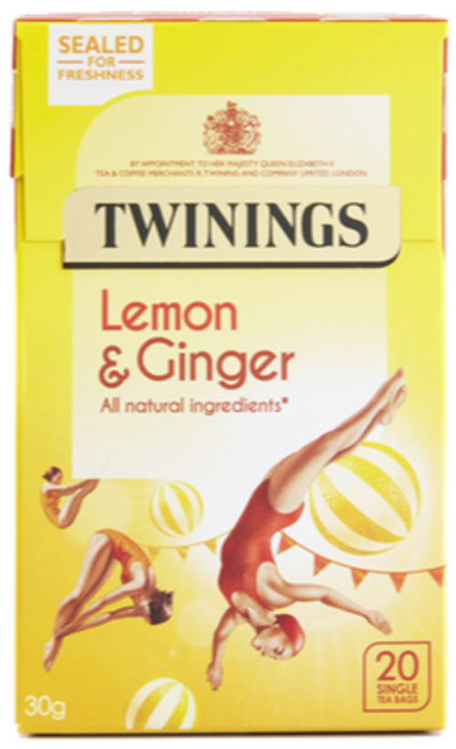 119121 SAV. Twinings Lemon and Ginger Teabags  x20 SGL
