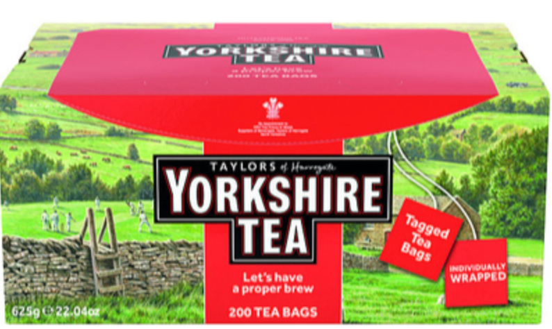 119020 SAV. Yorkshire Tea Tagged and Enveloped  x200 SGL