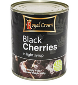 102077 SAV. Royal Crown Pitted Black Cherries In Syrup 810G