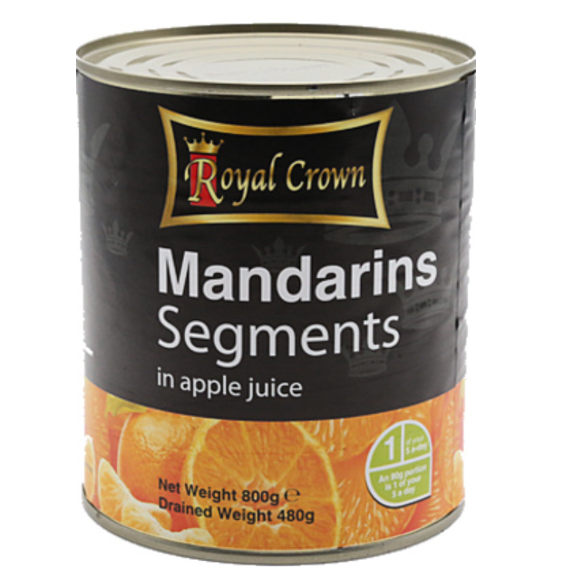 106034 SAV. Royal Crown Mandarins In Juice 820G