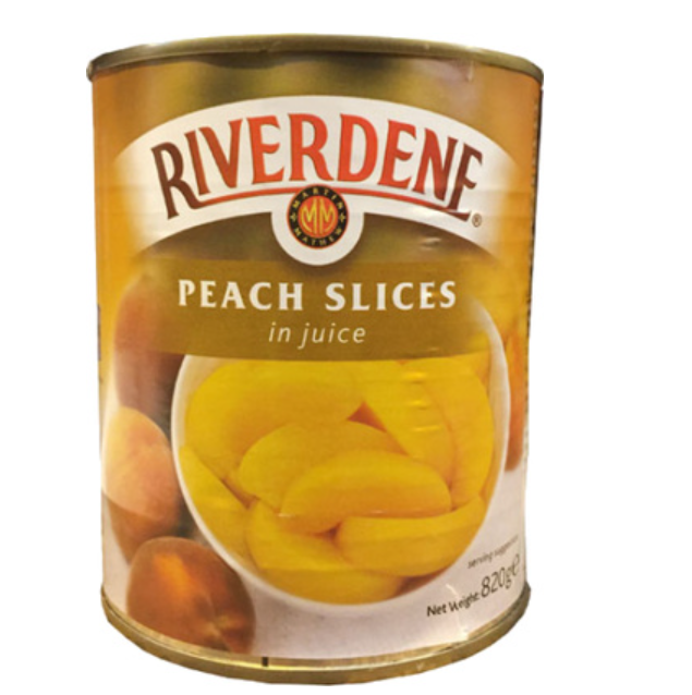 102627 SAV. Riverdene Peach Slices In Juice 825G