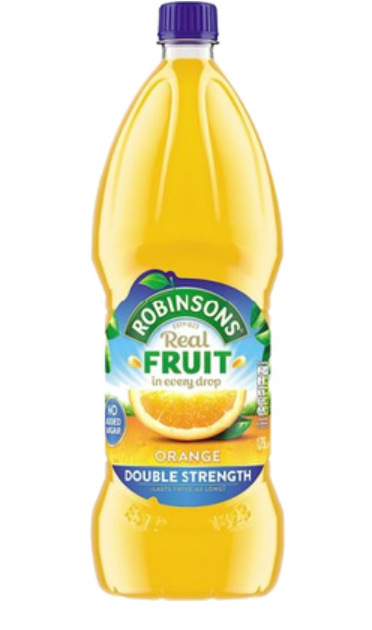 133192 SAV. Robinsons Double Concentrate Orange Cordial 1.75LTR