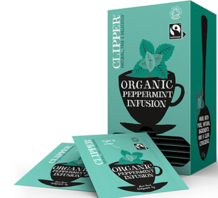 135164 SAV. Clipper Organic Peppermint Tea 25 SGL