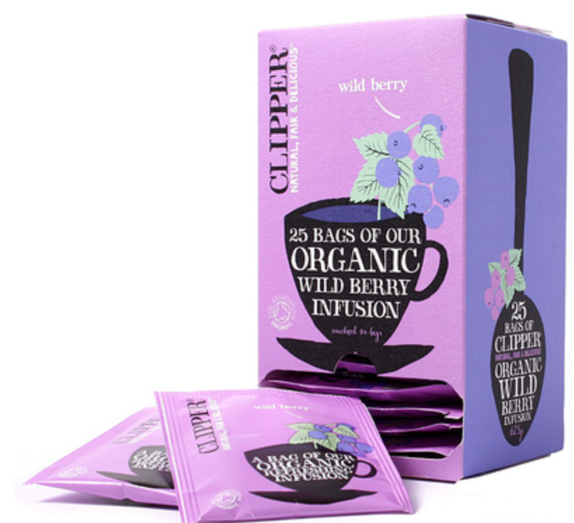 135166 SAV. Clipper Fairtrade Organic Infusion Berry Burst  25 SGL