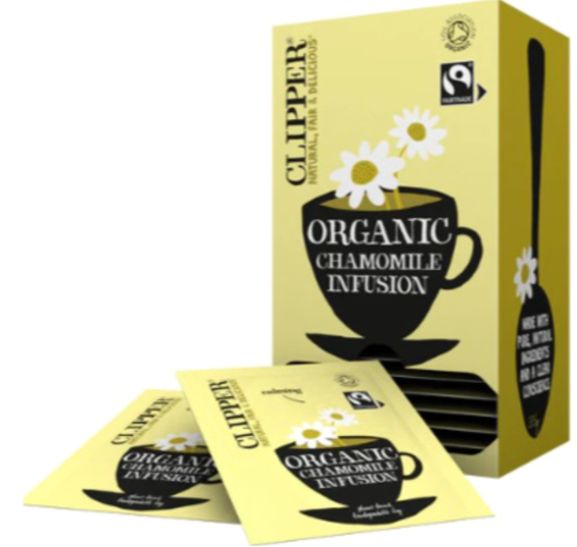 143126 SAV. Clipper Fairtrade Organic Infusion Chamomile    x25 SGL