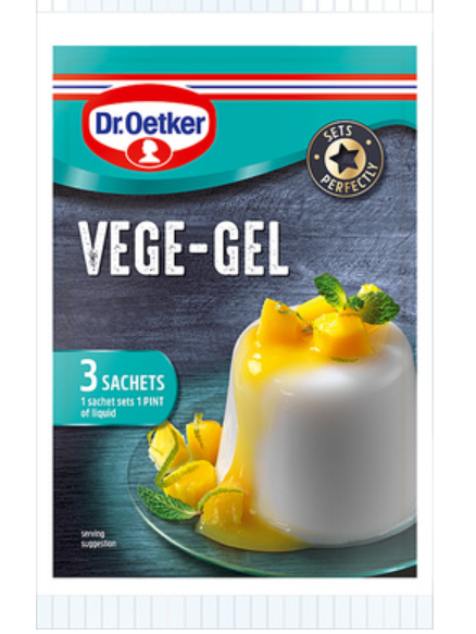 113848 SAV. Dr Oetker Vegetable Gelatine (6.5 g) 3PCS