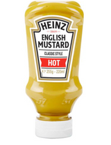 108624 SAV. Heinz Hot English Mustard 220ML