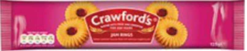 110437 SAV. Crawfords Jam Ring Biscuits  12x125g
