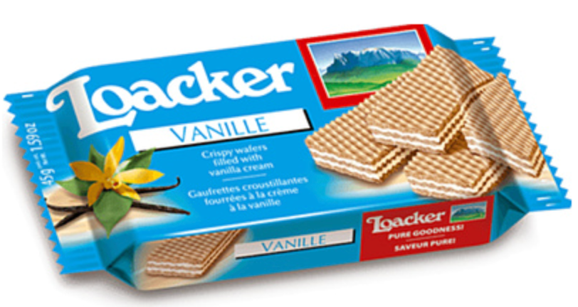 160430 SAV. Loacker Wafers Vanille  25x45gm