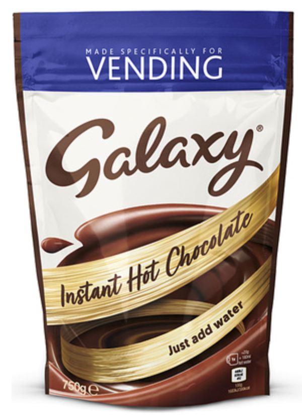 123086 SAV. Galaxy Hot Chocolate Vending Pouch  750gm