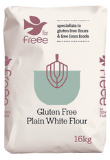 119411 SAV. FREEE by Doves Farm Plain white Gluten Free Flour 16kg