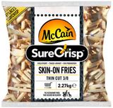 316699 SAV. McCain Surecrisp Skin On Thin Cut Fries  4x2.27kg