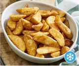 386110 SAV. Country Range Skin-On Seasoned Potato Wedges  2.5kg