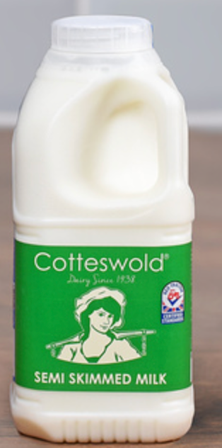 230991 SAV. Cotteswold Dairy Semi Skimmed Milk 10 x 1 pnt Case