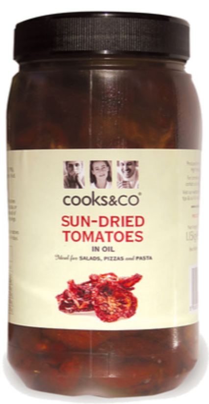 118227 SAV Cooks & Co Sun Dried Tomatoes In Olive Oil 1kg
