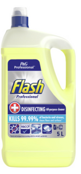609361 SAV. Flash Disinfecting All Purpose Cleaner Lemon  5 Litre