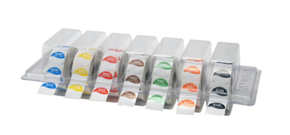 622908 SAV. Retail Packaging Solutions Day Label Kit