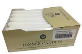 624032 SAV. Prices White Tapered Candles (10 inch)  6x10 pcs