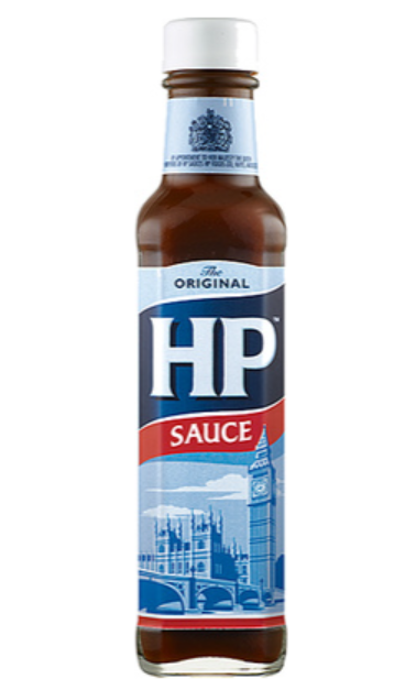 130121 SAV. HP Brown Sauce Glass Bottle 255G