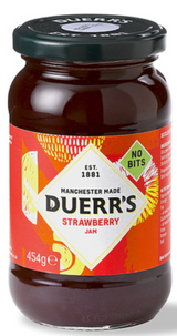 114754 SAV. Duerrs Strawberry Jam Jars  6x454g