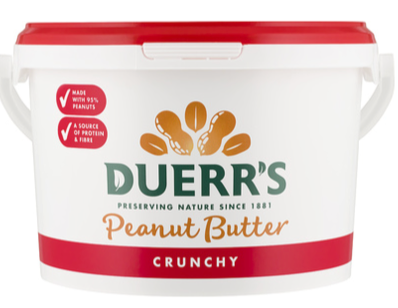 117036 SAV. Duerrs Crunchy Peanut Butter  2.5kg