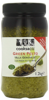 118231 SAV. Cooks & Co Green Pesto.  1.2kg