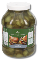 125170 SAV. Country Range Pickled Sliced Gherkins  2.3kg