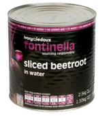 118548 SAV. Fontinella Sliced Beetroot  2.95kg