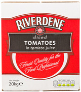 169887 SAV. Riverdene Chopped Tomatoes Bag in Box  20kg