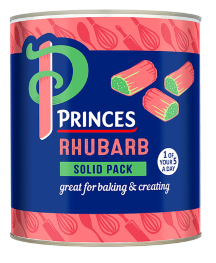 192887 SAV. Princes Rhubarb Solid Pack  2.82kg