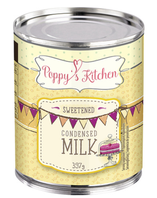 112174 SAV. Poppy's Kitchen Sweetened Condensed Milk 397G