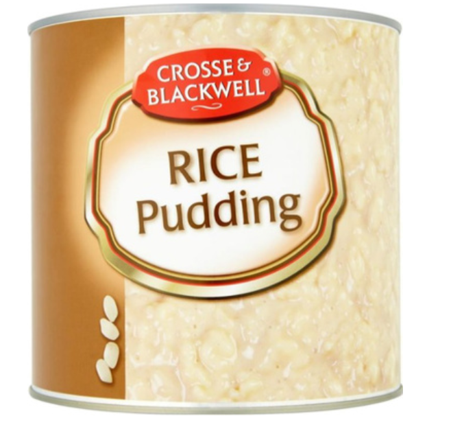 120166 SAV. Crosse & Blackwell Rice Pudding 2.61KG
