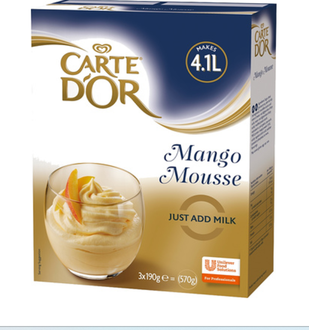 120273 SAV. Carte Dor Mango Mousse Mix 570G