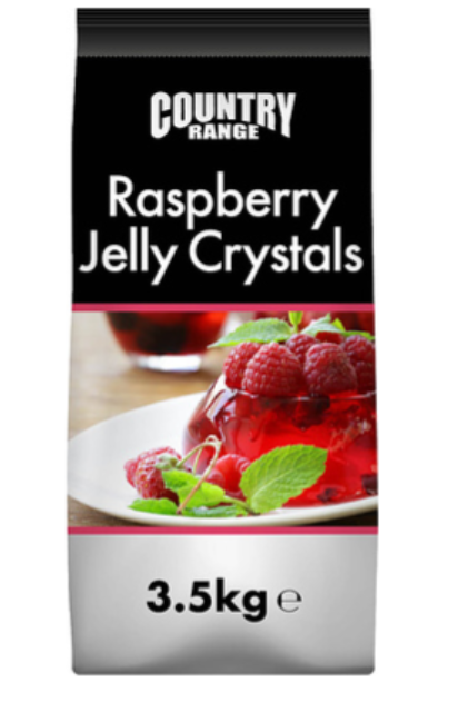 120346 SAV. Country Range Raspberry Jelly Crystals 3.5KG