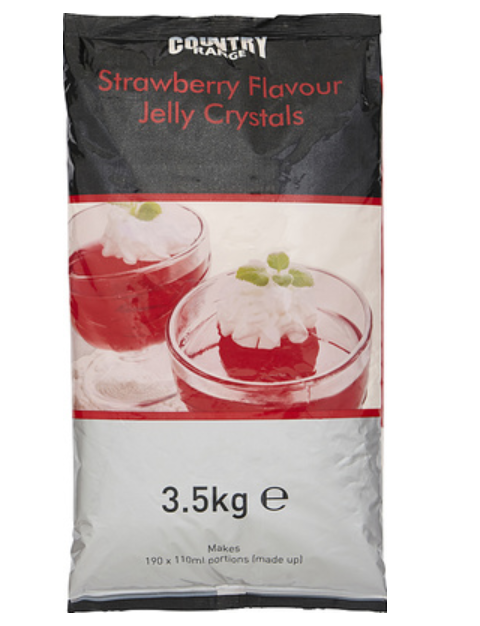 120352 SAV. Country Range Strawberry Jelly Crystals 3.5KG
