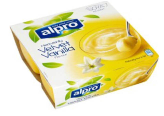 137249 SAV. Alpro Vanilla Soya Dessert 24 x 125G