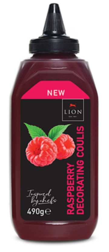 120137 SAV. Lion Premier Raspberry Fruit Coulis  490g