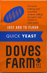 137203 SAV. Doves Farm Quick Yeast  125g